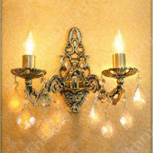 Бра Бронзовая 2 лампы №3