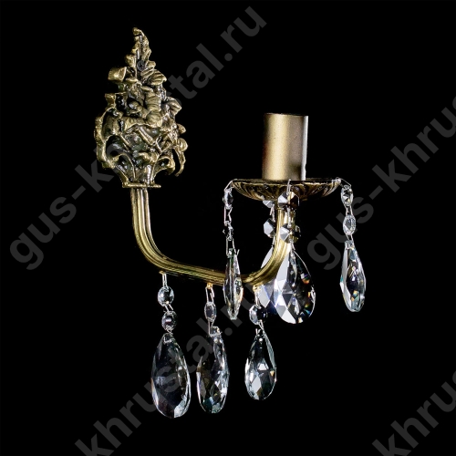 Бра бронзовая Роза, журавлик