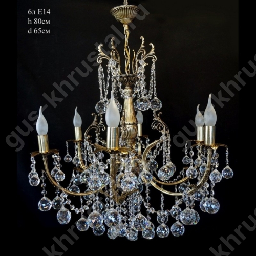 Люстра бронзовая № 2 (6 ламп)