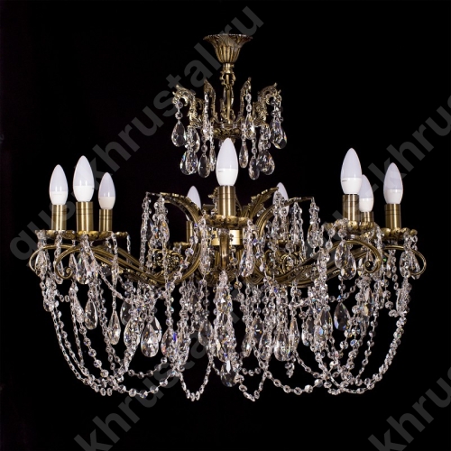 Люстра Бронзовая (9 ламп)