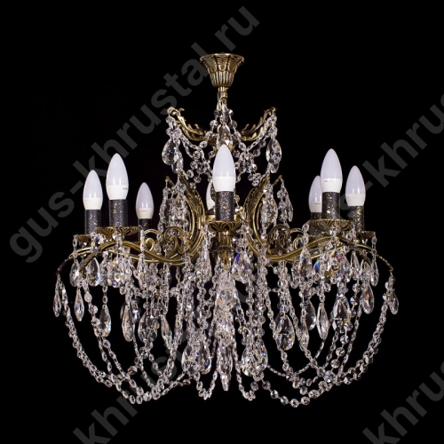 Люстра Бронзовая Желудь (9 ламп)