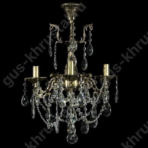 Люстра Бронзовая 021 (3 лампы)