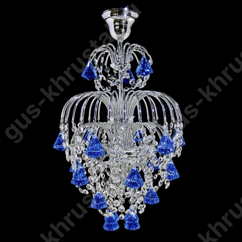 Люстра Брызги Шампанского с подвесом (Пирамидка) цветная