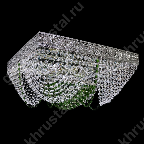 Люстра Италия 16 Квадрат (Оптикон) цветная