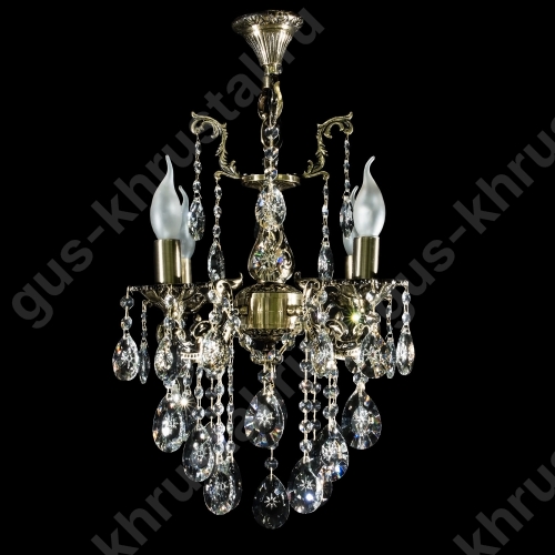 Люстра Бронзовая 025 (Звезда) 4 лампы