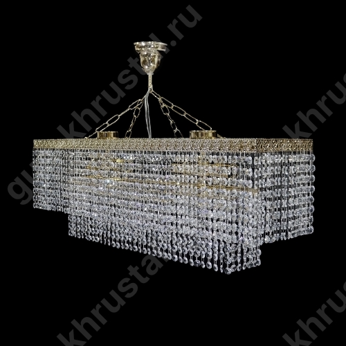 Люстра Италия 7 Прямоугольник "2 Яруса" №1