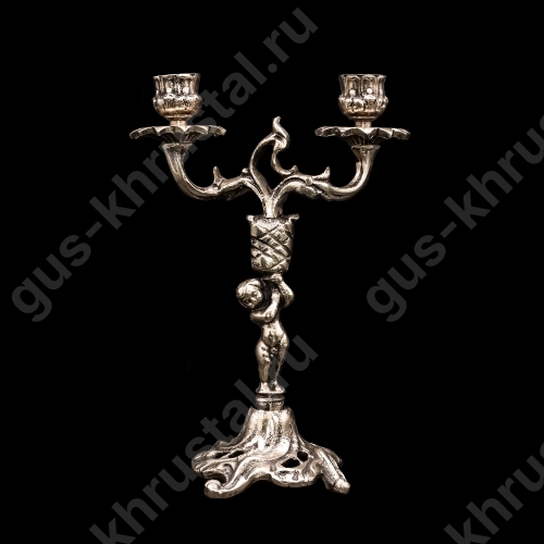 Канделябр Бронзовый на 2 свечи 02