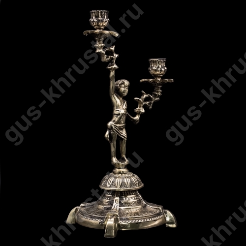 Канделябр Бронзовый на 2 свечи 03