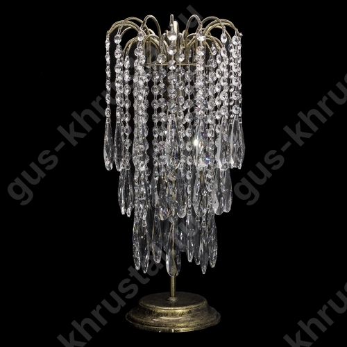 Настольная лампа Зима Капля под бронзу