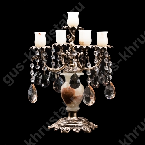 Подсвечник Бронзовый на 5 Свечей (Оникс)