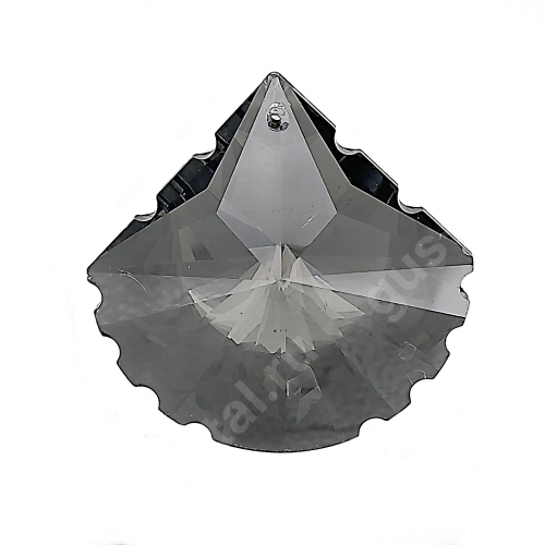 Хрустальная Подвеска Веер графит
