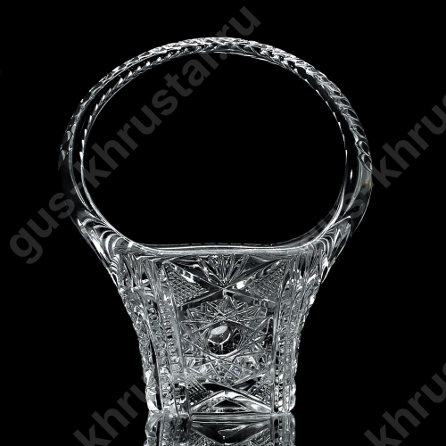 Ваза Корзинка Хрустальная 01
