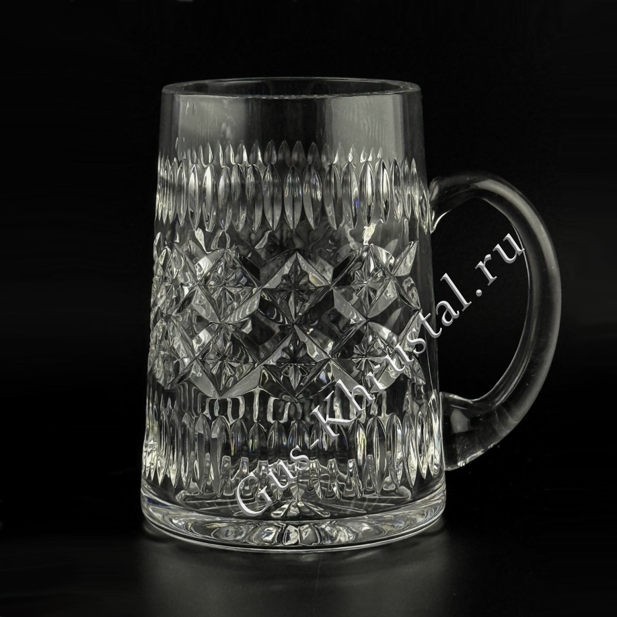 Кружка Хрустальная для пива "Алмазная грань"