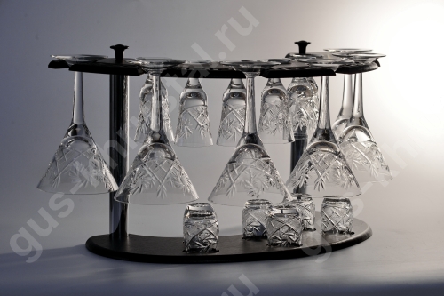 Мини Бар 18 предметов "Мартини" 140/50/35 мл, хрусталь