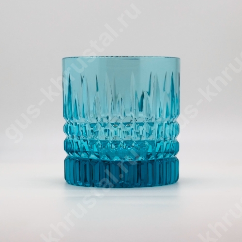 Набор Стаканов Хрустальный "Бомонд" Бирюзовый 2шт