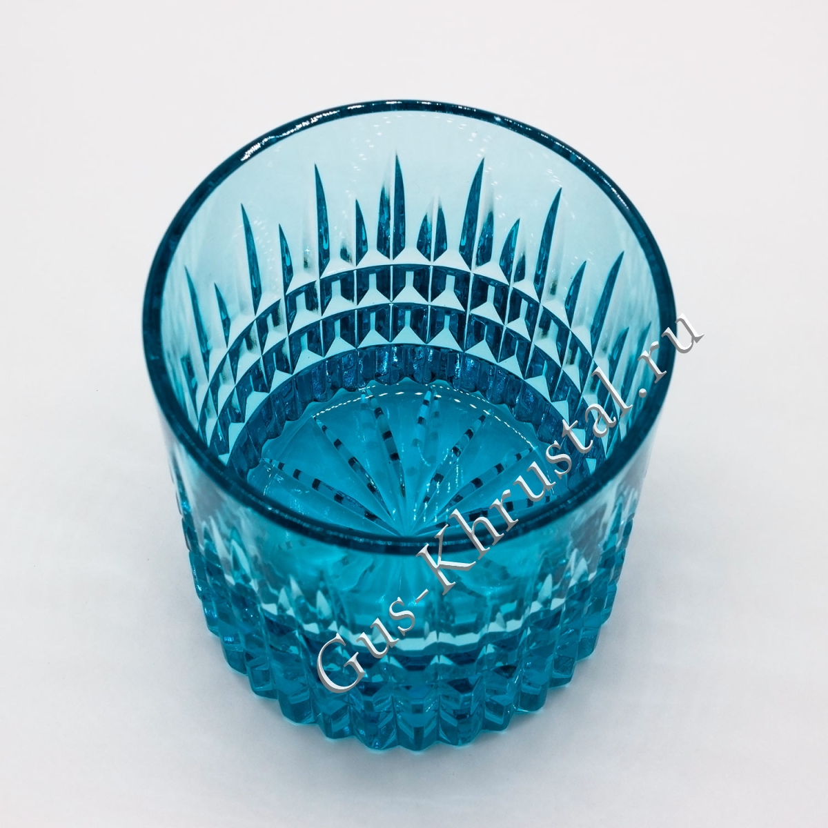 Набор Стаканов Хрустальный "Бомонд" Бирюзовый 2шт