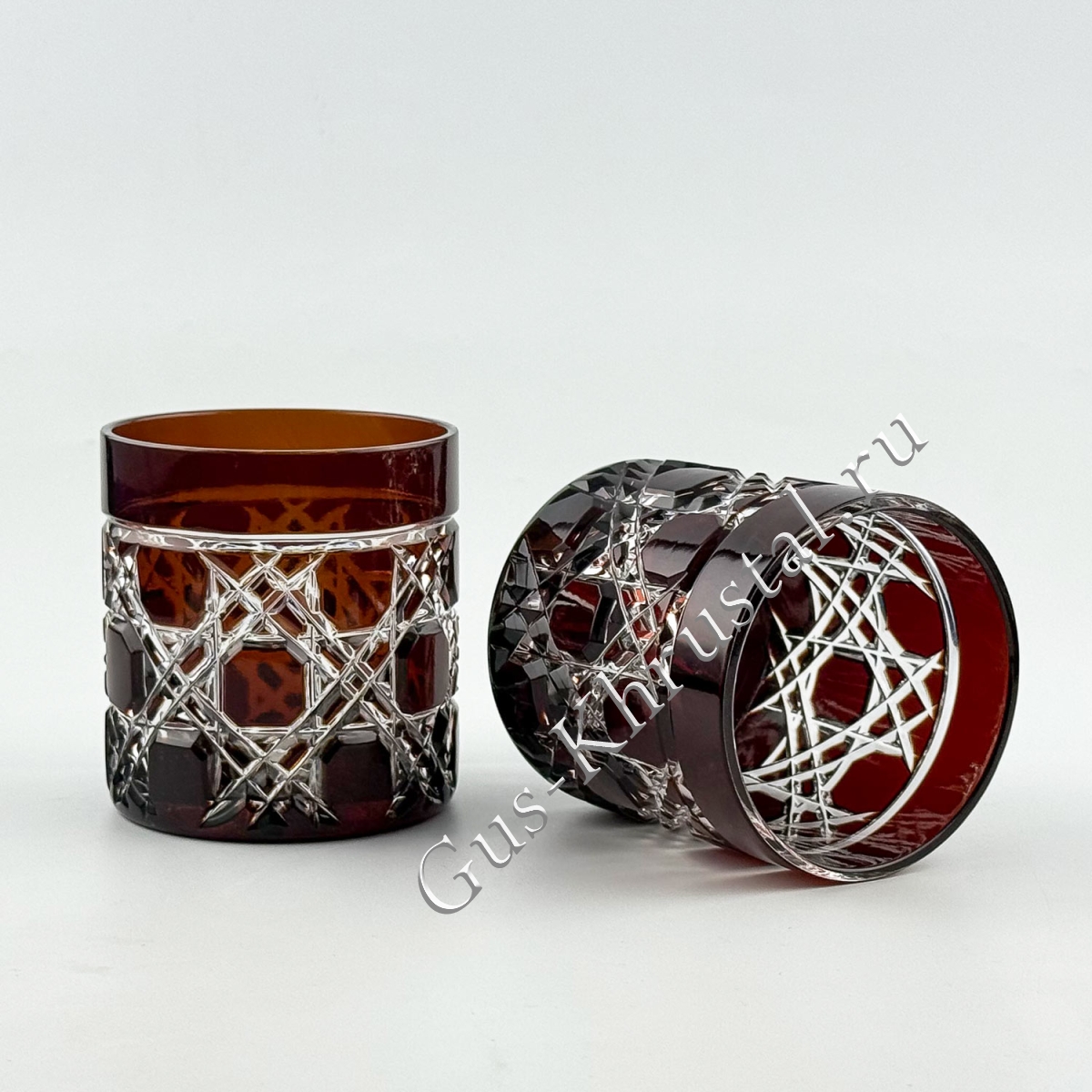 Стакан Хрустальный Рубиновый 2 шт