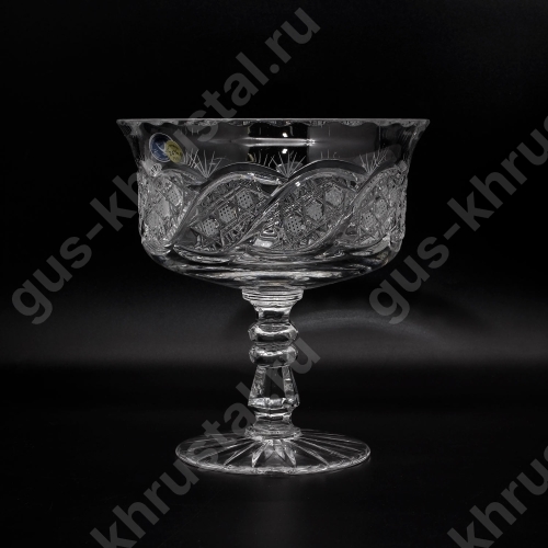 Ваза Для Конфет Хрустальная на ножке 4