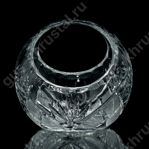 Ваза Корзинка Хрустальная 001