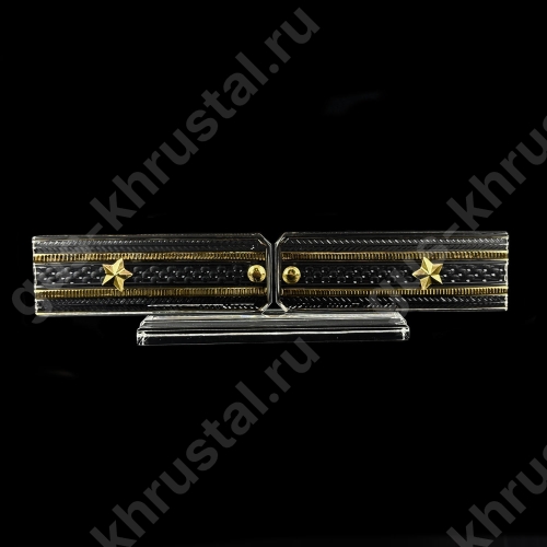 Сувенир Погоны Хрустальные "Майор"
