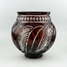 Ваза Хрустальная "Братина" 02 рубиновая