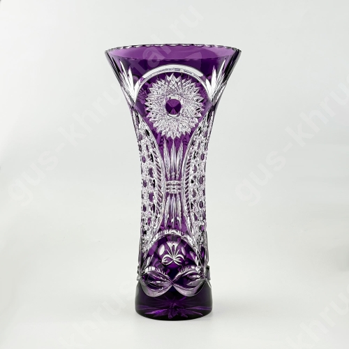 Ваза Хрустальная Для Цветов 31 Сиреневая