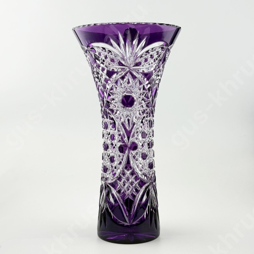 Ваза Хрустальная Для Цветов 32 Сиреневая