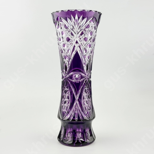 Ваза Хрустальная Для Цветов 33 Сиреневая