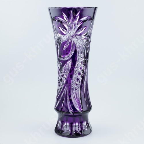 Ваза Хрустальная Для Цветов 40 Сиреневая