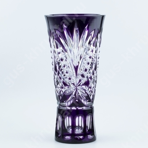 Ваза Хрустальная Для Цветов 48 сиреневая