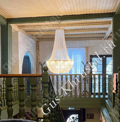 Люстра Флоренция №3 Пластина (оптикон 20) - фото в интерьере