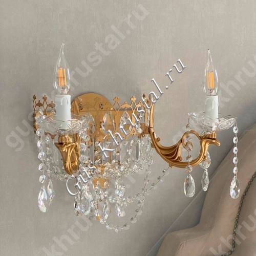 Бра Корона Свечи-фото в интерьере 