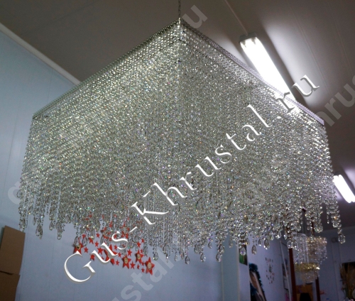 Люстра Италия Грей Квадрат - фото в интерьере