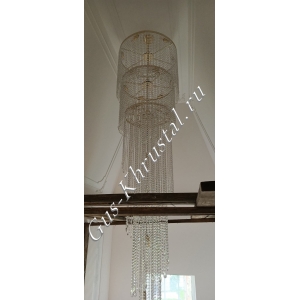 Люстра Италия Винтаж 3 яруса (Журавль) - фото в интерьере
