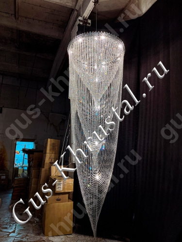Люстра Водоворот Длинный - фото в интерьере
