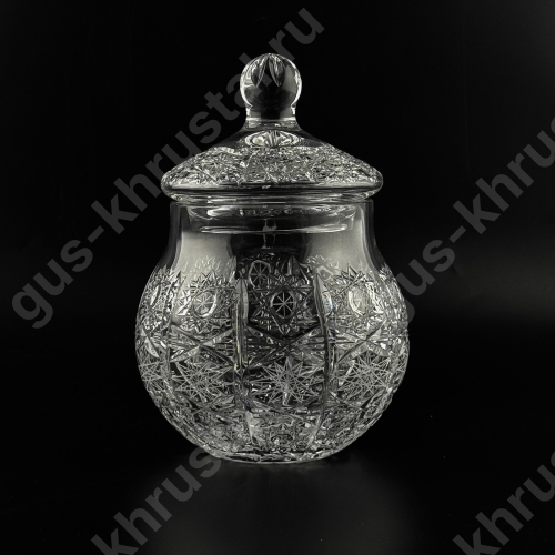 Хрустальная Ваза с крышкой № 2